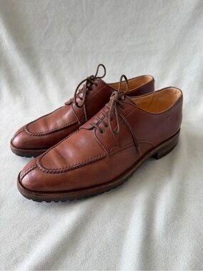 Gravati 15206 Brown Leather Norvegese Split Toe Derby Dress Shoes Mens 7.5 M